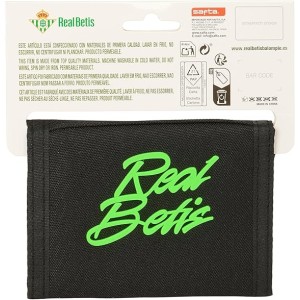 Cartera Billetera,REAL BETIS BALOMPIÉ - Cartera Billetera, Monedero, Cómoda y Versátil, Calidad y Resistencia, 12.5x9.5 cm