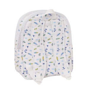 Mochila REAL MADRID - Infantil de Playa, Anti Arena, con Asas, Fácil Limpieza, Ideal para Niños de Diferentes Edades, Cómoda y V