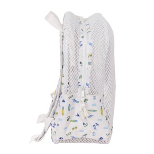 Mochila REAL MADRID - Infantil de Playa, Anti Arena, con Asas, Fácil Limpieza, Ideal para Niños de Diferentes Edades, Cómoda y V