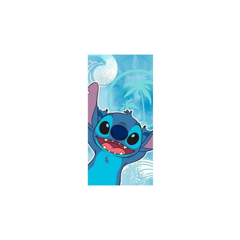 Toalla Algodon Stitch Disney 70x140cm Gramaje 300grs