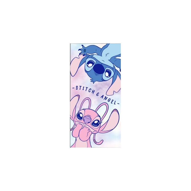 Toalla Microfibra Stitch y Angel Disney 70x140cm