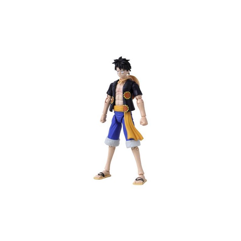 Figura bandai one piece anime heroes luffy dressrosa