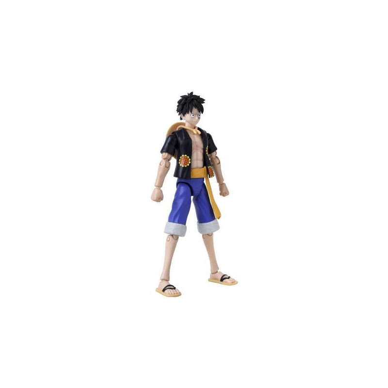 Figura bandai one piece anime heroes luffy dressrosa