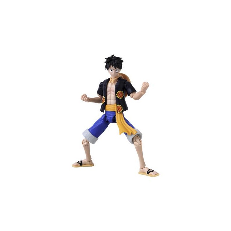 Figura bandai one piece anime heroes luffy dressrosa