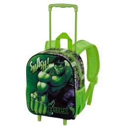 Mochila Trolley 3D Superhuman Hulk Marvel 31x26x11cm