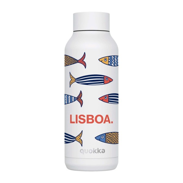 BOTELLA TERMO ACERO INOXIDABLE SOLID ULTRAMARINE 630 ML LISBOA LOVE