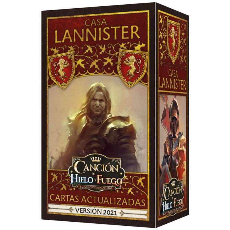 Juego de mesa cancion de hielo y fuego: pack de faccion lannister pegi 14