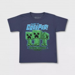 Pop & tee minecraft charged creeper funko + camiseta talla xl