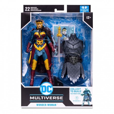 Figura mcfarlane toys dc multiverse build a wonder woman endless winter