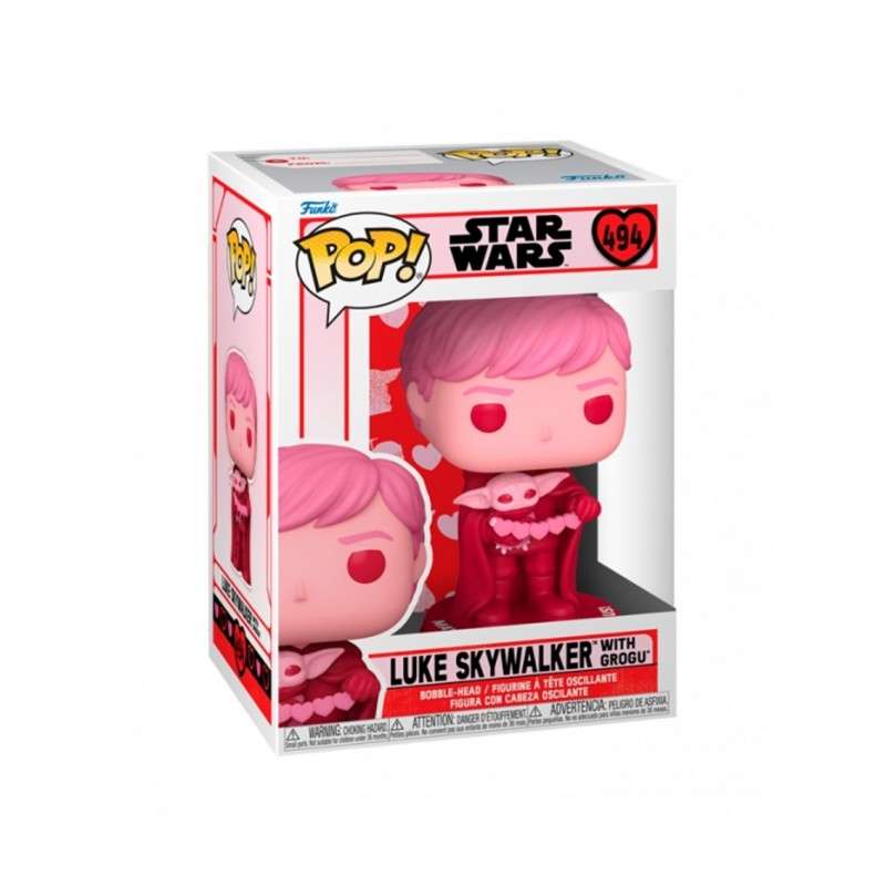 Funko pop star wars the mandalorian san valentín luke skywalker & grogu 60125