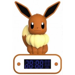 Lampara led reloj despertador teknofun madcow entertainment pokemon eevee 20 cm