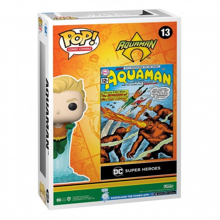 Funko pop comic cover dc comics aquaman 67404