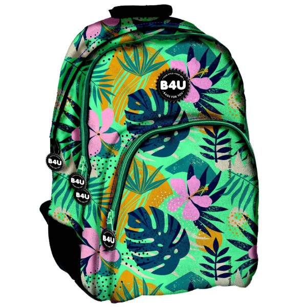 Mochila Gr. Cantoneras De Goma B4U Flore 41Cm