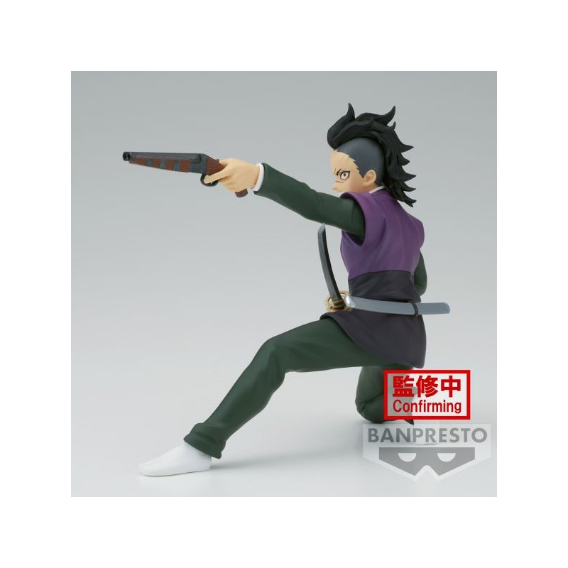 Figura banpresto demon slayer kimetsu no yaiba vibration stars genya shinazugawa 12cm