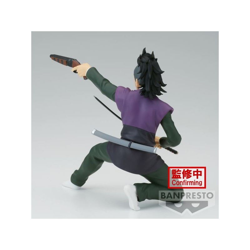 Figura banpresto demon slayer kimetsu no yaiba vibration stars genya shinazugawa 12cm