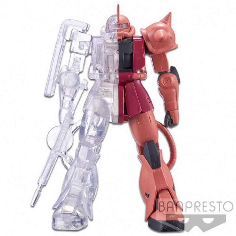 Figura banpresto zaku char's custom mobile suit gundam internal structure ver.a