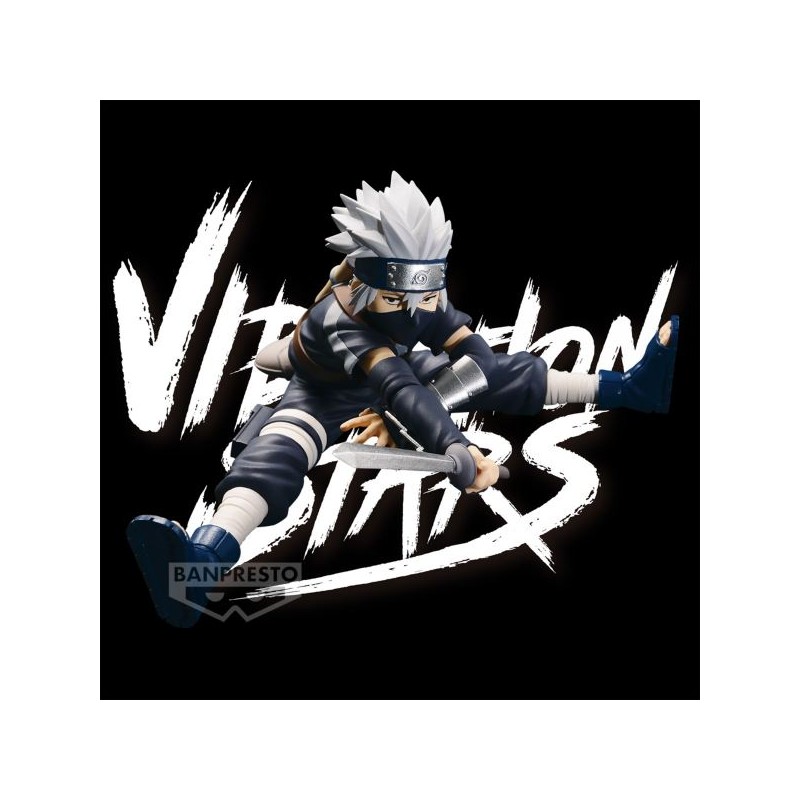 Figura banpresto naruto shippuden vibration stars kakashi hatake iii 8cm