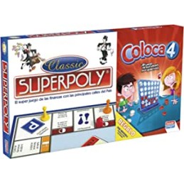 Superpoly + Coloca 4, Juego de Mesa Falomir