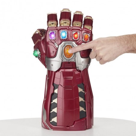 Replica marvel guantelete del infinito iron man power con las gemas del infinito legends series