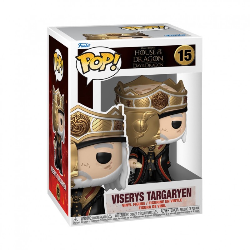 Funko pop casa del dragon viserys con mascara 76474