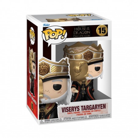 Funko pop casa del dragon viserys con mascara 76474