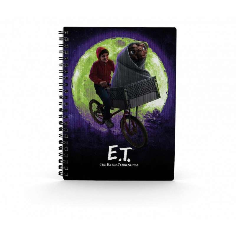 Libreta efecto 3d bici elliot e.t.