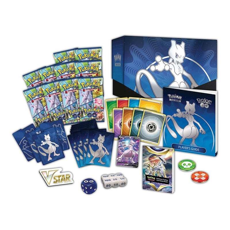 Juego de cartas pokemon tcg caja elite trainer box pokemon go inglés