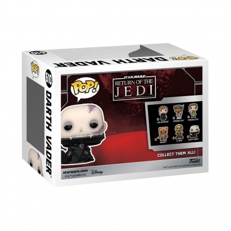 Funko pop star wars retorno del jedi 40 aniversario darth vader desenmascarado 70750