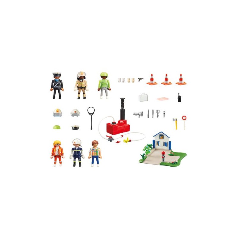 Playmobil my figures: mision de rescate