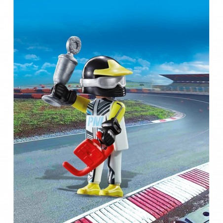Playmobil piloto de carreras