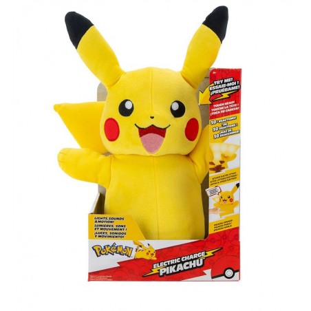 Peluche jazwares pokemon pikachu electronico