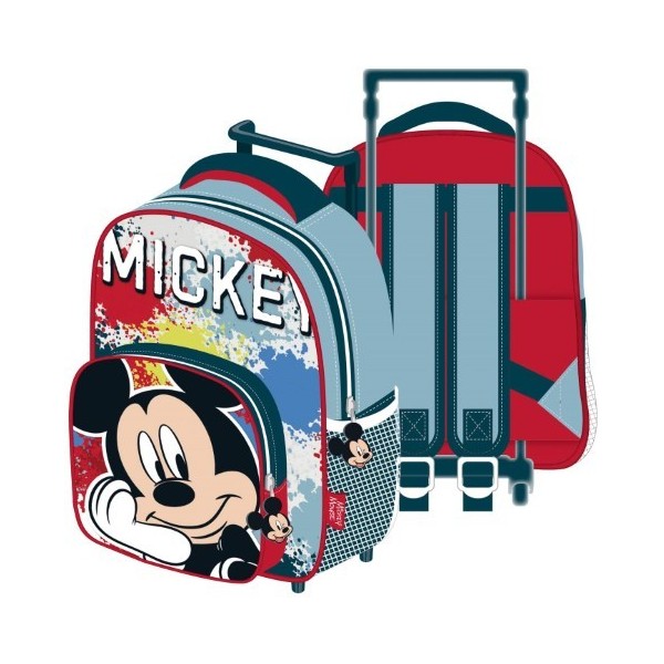 Mochila Trolley Mickey Disney 24x36x12cm.