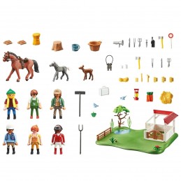 Playmobil my figures rancho caballos