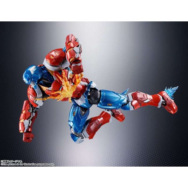 Figura tamashii nations marvel tech on avengers sh figuarts capitan america