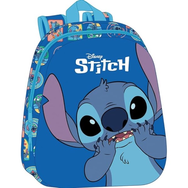 Mochila 3D Stitch 27X10X33 Cm