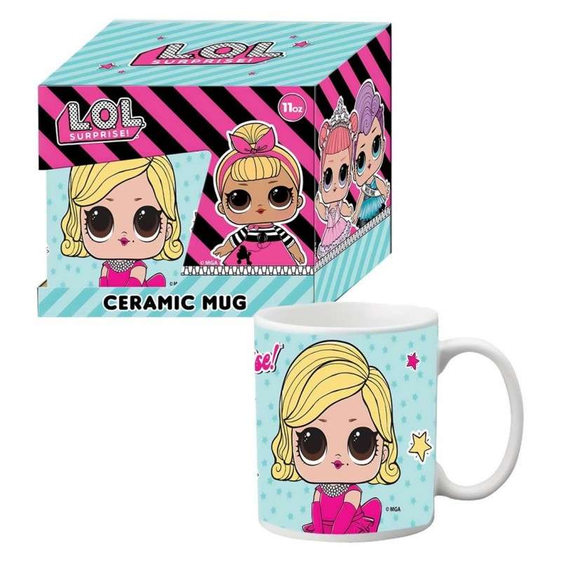 Taza gb eye lol surprise ceramica en caja de regalo