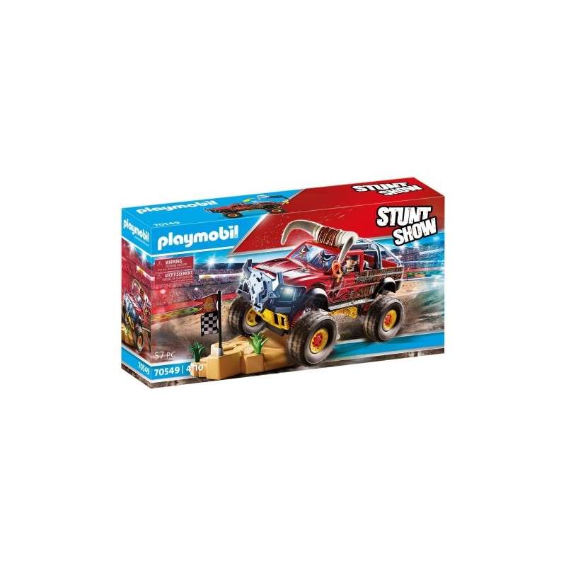 Playmobil stuntshow monster truck horned