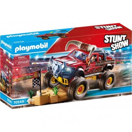 Playmobil stuntshow monster truck horned