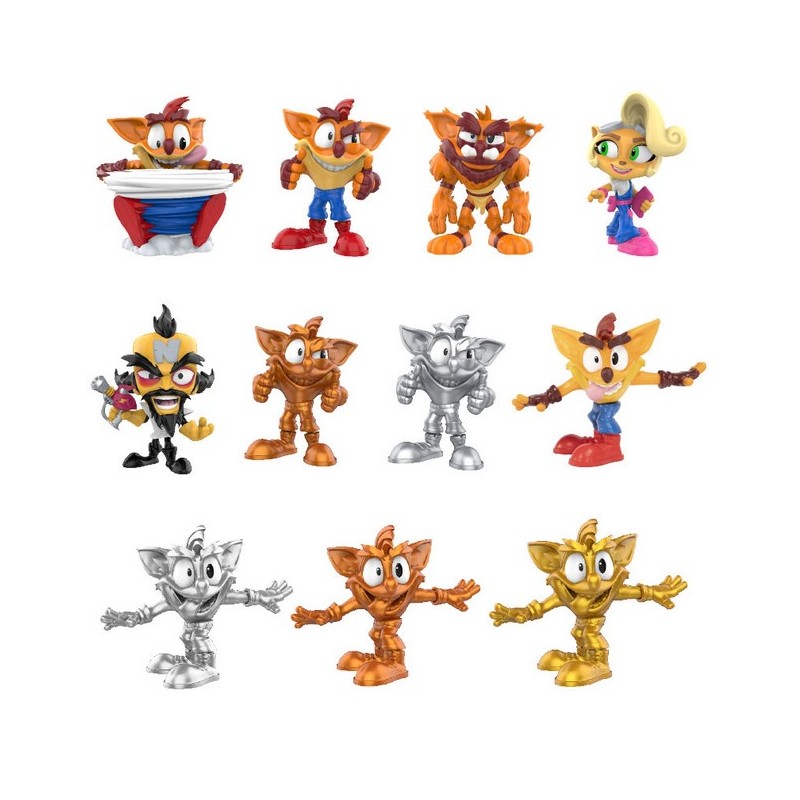 Figuras bizak crash bandicoot caja sorpresa