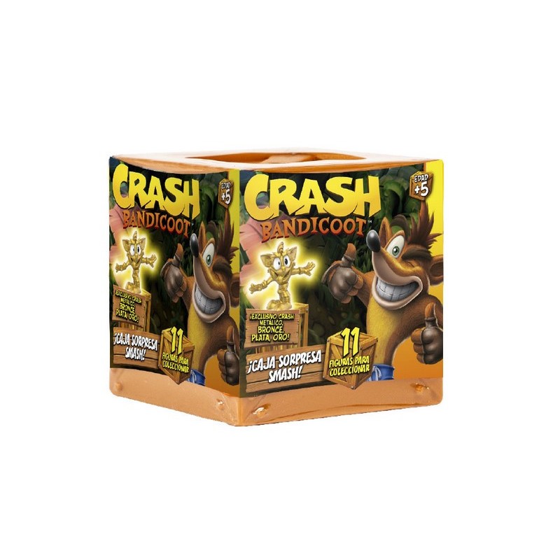 Figuras bizak crash bandicoot caja sorpresa