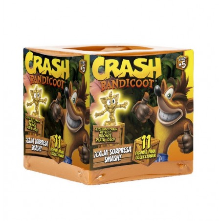 Figuras bizak crash bandicoot caja sorpresa