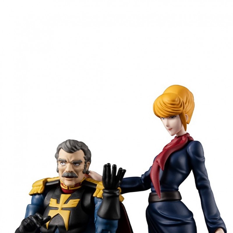 Figuras megahouse g.m.g mobilesuit gundam principality of zeon army 07 ramba ral & crowley hamon