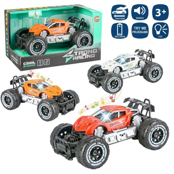 Coche Buggy Luz Y Sonido 15 Cm