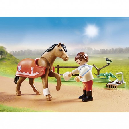 Playmobil coleccionable pony connemara