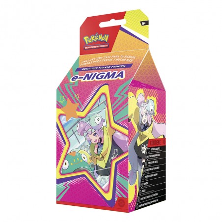 Juego de cartas pokemon tcg colección torneo premium e - nigma español