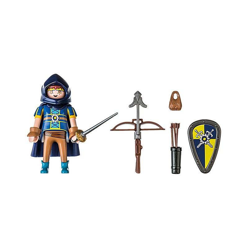 Playmobil novelmore - gwynn con equipo de combate