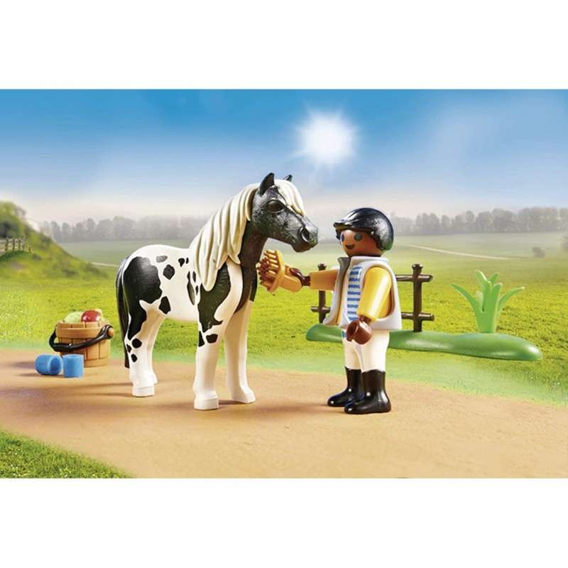 Playmobil coleccionable pony lewitzer