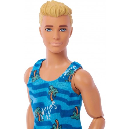 Muñeco barbie mattel ken tabla de surf