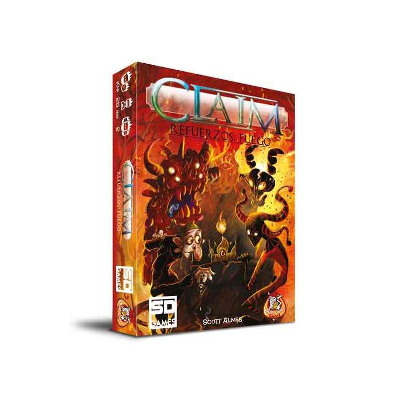 Juego de mesa claim refuerzos: fuego pegi 10