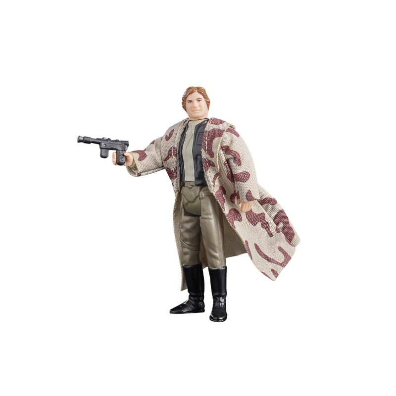 Figura hasbro star wars retro collection el retorno del jedi - han solo (endor)